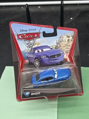 Disney Pixar Cars 2 Bindo #37 by Mattel 2012 Brand New Sealed in Packaging