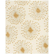 Handmade Beige / Gold Hand Tufted 100 Nz Wool Rug for living room bedroom rug