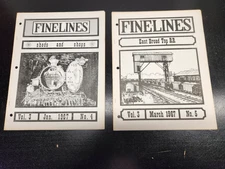 Vintage January & March 1967 Finelines Model Railroad Magazine