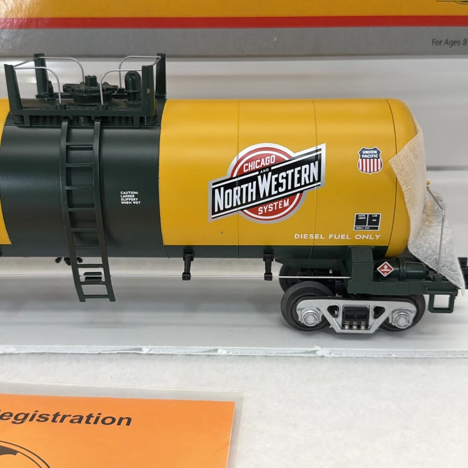 MTH Premier 20-96167 UP Heritage Chicago Northwestern Tank Car O New #401859 - Image 3 of 4