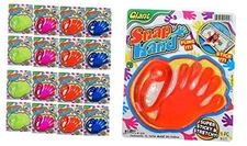  Snap Hand-Jumbo Sticky Hands Toy (s Assorted). Large Stretchy Sticky 12 Pack