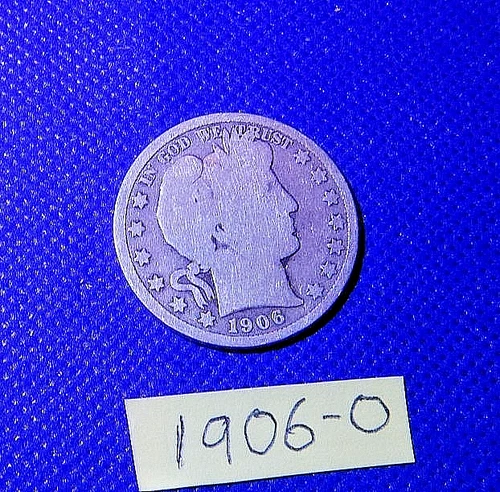 1906-O Barber Half Dollar