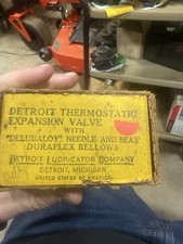 Thermostatic Expansion Valve Genuine Detroit Lubricator Company NOS/Vintage With