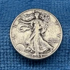Vintage 1944 Philadelphia Mint 90% Silver Walking Liberty Half 🔥🔥