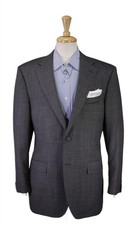 Suitsupply Gray Knit Woven Super 110's Wool 2-Btn Blazer Jacket 42R