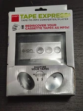 ION Tape Express Plus Cassette to MP3 Converter Player New