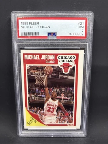 1989-90 Fleer - Michael Jordan #21 PSA 7