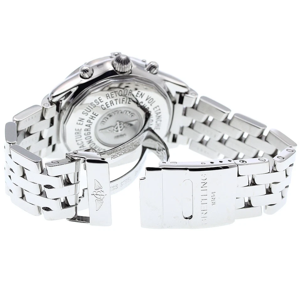 BREITLING Shadow flyback A35312 Date Chronograph white Dial Men's Watch_910836 - Image 3 of 4