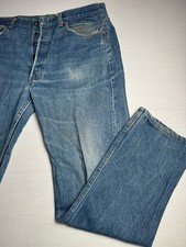 Vintage Levis Jeans Mens 38x34 Fits 36x31 501 XX Shrink to Fit Made in USA