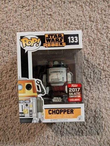 Funko Pop Star Wars Rebels #133 Chopper Figure Galactic Con Exclusive