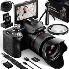 NBD Digital Camera 5K 64MP 16X WiFi Autofocus Vlogging for YouTube