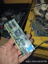 Vintage Cirrus Logic CL-GD5429 Vga Isa Video Card DOS486