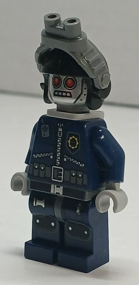 THE LEGO MOVIE Minifigure Robo SWAT With Helmet TLM060 TLM055 Mint Nice - Image 4 of 4