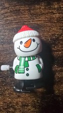 WindUp Toy Snowman Walking Party Favors Winter Figure X Mas Holiday Gift Skinny