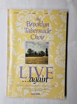 LIVE...AGAIN By Brooklyn Tabernacle Choir Songbook Sheet Music Praise Worship