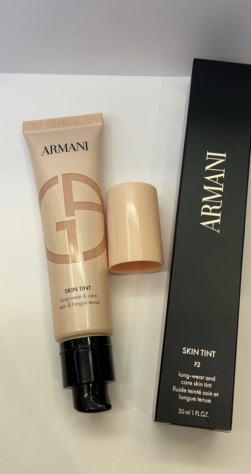 NIB Armani Beauty - F2 Fair Cool - Longwear radiant glow Skin Tint 30ml 1oz - Image 3 of 4