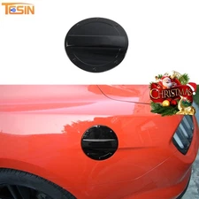 Exterior Gas Cap Fuel Filler Door Cover Trim Black for Ford Mustang 2015-2023