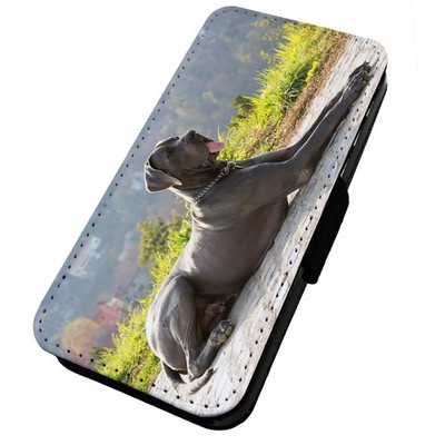 Bedruckte Klapp Handyhülle iPhone, Samsung & Huawei Hunde Deutsche Dogge