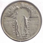 1925 Philadelphia Circulated Silver Liberty Standing Quarter Coin! #2
