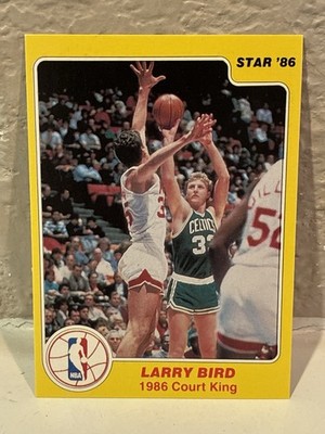 1986 Star Court Kings Larry Bird #4 Boston Celtics