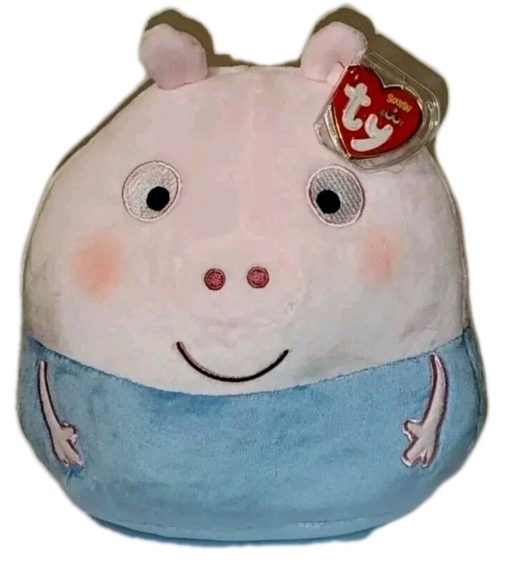 Ty Squishy Beanies GEORGE (Peppa Pig) 10