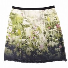 Item VALENTINO Artistic Floral Print Skirt Bottoms Size M Ladies Used