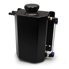 Universal Coolant Overflow Tank 2l Aluminum Coolant Radiator Overflow 2L black
