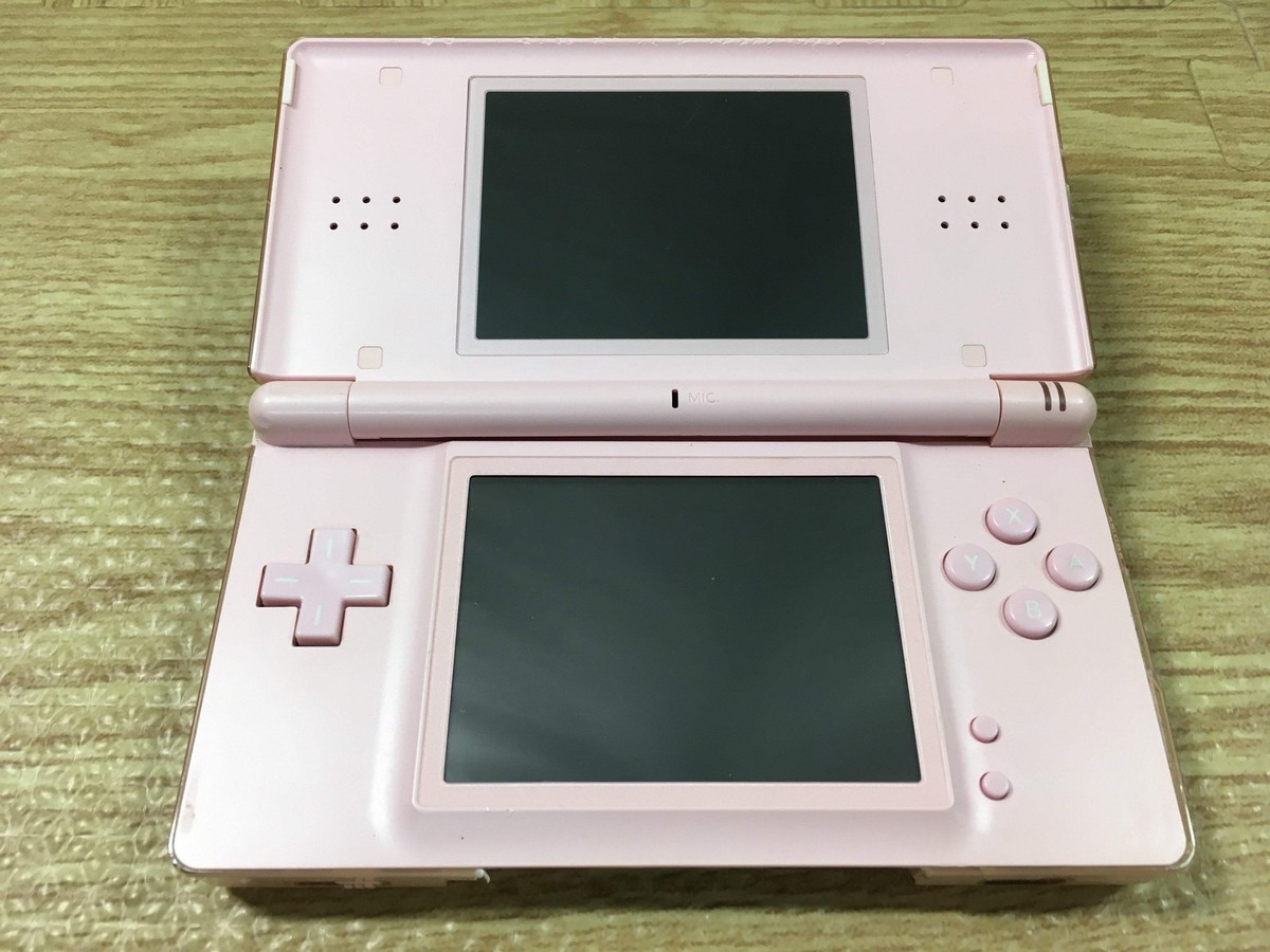 ニンテンドーDS Lite (Noble Pink) Nintendo DS Lite, Metallic Rose with Gameboy Cartridge Slot