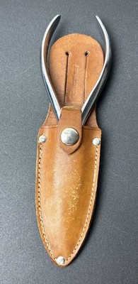 Vintage B Svoboda Needle Nose Pliers with Original Sheath Solingen Germany