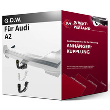Anhängerkupplung abnehmbar für Audi A2 02.2000-08.2005 neu
