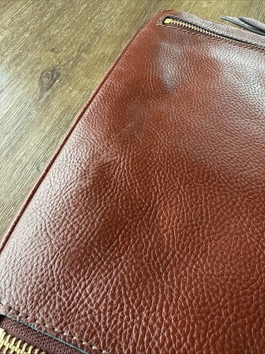 FOSSIL Amelia Brown Leather Convertible Backpack / Top Handle /Shoulder Bag - Picture 22 of 22