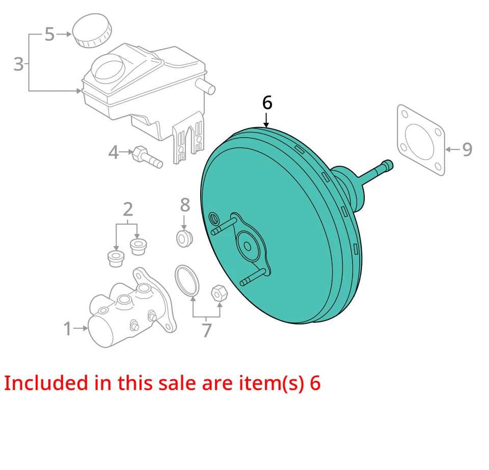 Jeep Renegade 2017 potenciador de freno OEM 68 k millas - LKQ413623703 Foto 4 de 4