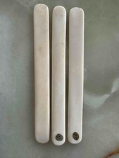 Vintage Beer Foam Scraper Appears To Maybe Be Bone/Wood ? Lot of 3