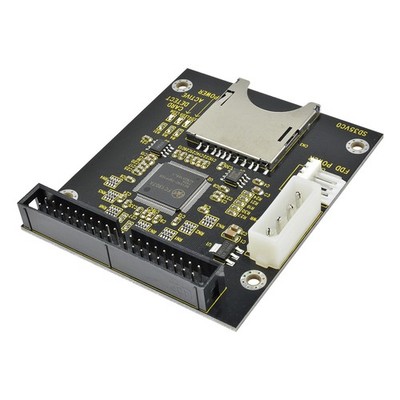 SD Memory To 3.5 Inch 40Pin Male IDE Hard Disk Drive HDD Card Adapter Converter