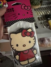 Hello Kitty Hanging Car Air Freshener Paper Deodorizer Novelty Multicolor 2 pack
