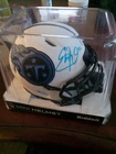 Eddie George Titans Autographed Signed Lunar Eclipse Mini Helmet Beckett COA