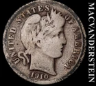 1910 Barber Dime - Scarce  Better Date  No Reserve  #L2538