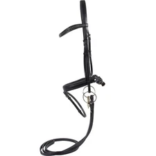 Catago 3D-Tech Snaffle Bridle with Swarovski Stones - Oversized/Extra Full