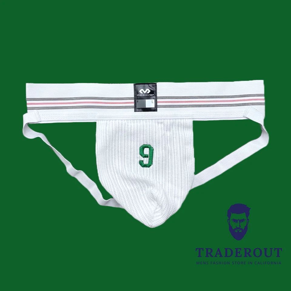 Персонализированный номер индивидуальная вышивка мужской белый спортивный ремешок для поддержки - Изображение 2 из 4