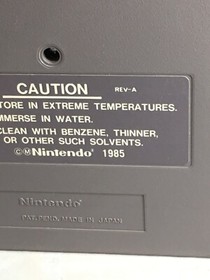 Nintendo NES Dr. Mario Video Game Cartridge 1990