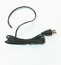NEW 6ft 18 gauge 2 Prong Universal AC Appliance Replacement Power Supply Cord