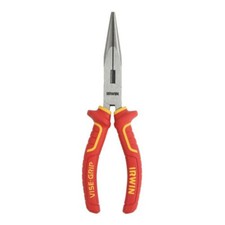 Irwin Plier Long Nose Insulated 200mm with Safety Handles - 10505869