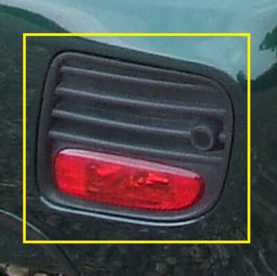 R56 MINI Cooper S JCW Rear Bumper Fog Light Grille Right 51120413258 ...