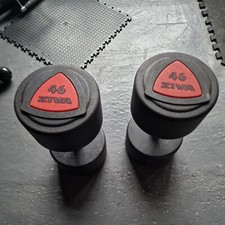 Ziva 46kg Dumbell Pair Commercial Grade weights 
