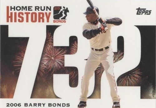 2006 Topps ~ Barry Bonds ~ Home Run History 732 ~ BB732 ~ Giants 2006 Topps ~ Barry Bonds ~ Home Run History 732 ~ BB732 ~ Giants