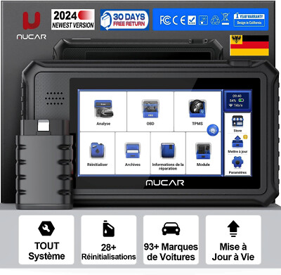 MUCAR VO6 OBDII Diagnosegerät Alle Systeme 28 Resetets Bidirektionaler Scanner