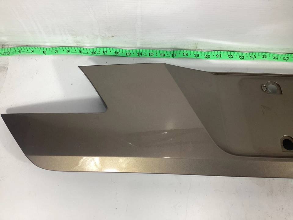 BMW 750I E65 2006-2008 - Parachoques trasero Panel de matrícula/moldura 7138423 OEM Foto 3 de 4