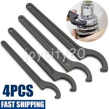 4pcs Hook Wrench C Spanner Adjustable Square Spanner for Bike Motorcycles Repair