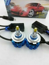 Kit LED H7 Lampadine 360° Fari Lenticolari Auto 120W CANBUS 6000k Luce Bianca - Miniatura 2