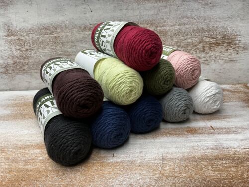 lot of 10 Queensland Coastal Cotton - 100% cotton worsted weight YARN - LOT CCK